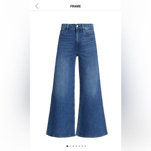 Frame NWT Palazzo Crop Temple size 25